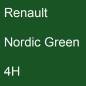 Preview: Renault, Nordic Green, 4H.